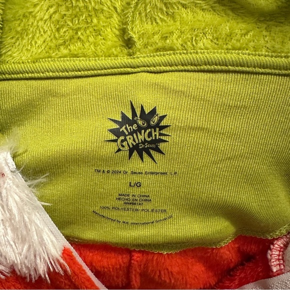 NWT The Grinch Dr Seuss Christmas Oneies Family Sleepwear Women L unisex - Picture 11 of 14